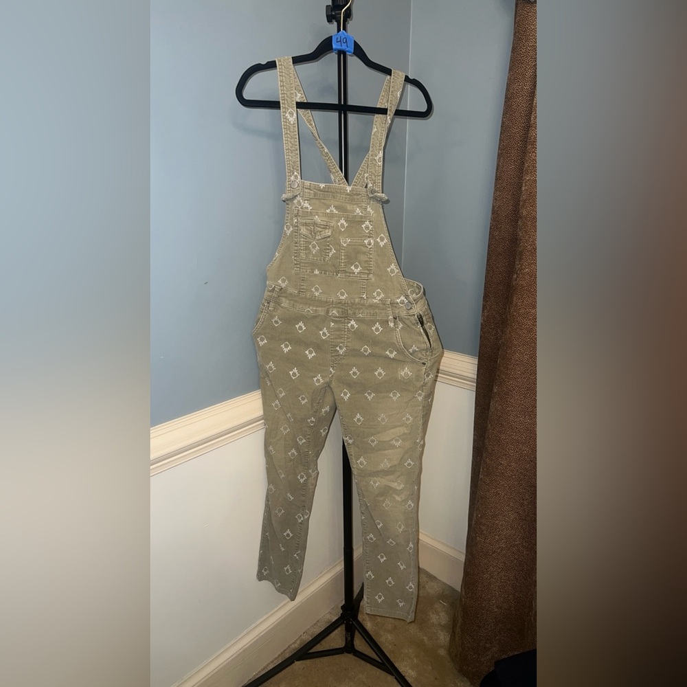 Free People Olive Green Women's Overalls corduroy comfortable